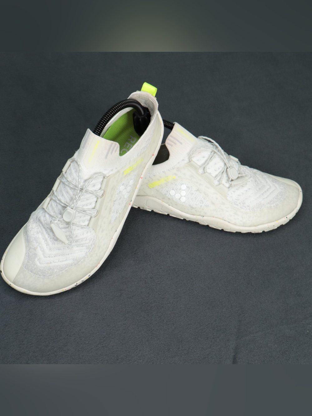 Vivobarefoot Primus Trail III FG Womens 40 White Neon Barefoot Running Shoes